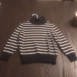 Navy and white stripe Crewcuts boys sweater